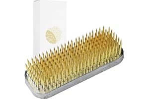 Wazakura Kenzan Rectangular Largo para Ikebana (87mm) para Arreglos Florales, Hecho en Japón, Herramienta Japonesa para Ikebana Soporte de Alfileres para Flores - Kenzan Largo de 87mm