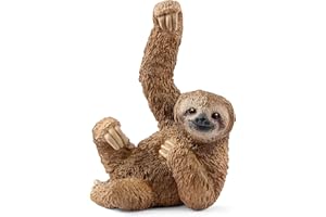 SCHLEICH 14793 WILD LIFE Sloth Figurine for ages 3+, Brown