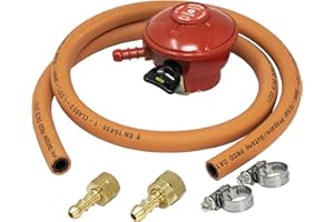 Calor Gas Brand Replacement Universal Bbq Hose/Pipe & 27Mm Patio Regulator Kit
