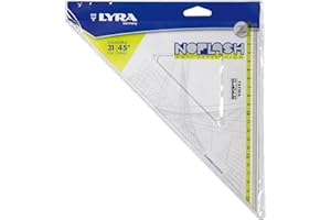 Lyra Noflash Squadra 31cm/45° in busta PVC