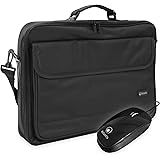 Atlantis Borsa notebook 15.6" pollici + minimouse USB, a tracolla modello Zagabria, imbottitura interna, guaina protettiva an
