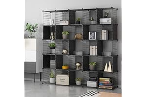 GLAMEXX24 HALLO HOME® Sistema di scaffalatura in plastica e metallo Armadio scaffale scaffale libreria armadio organizzatore di giocattoli