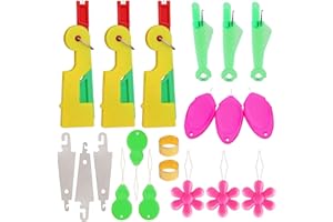 MASPHY 20 Stück Nadeleinfädler, Nadel Einfädler, Kunststoff Nähnadeln Einfädler, Automatischer Einfädler Nadel, Einfädelhilfe für Nähnadeln Einfädler für Nähmaschinen, Nadeln Einfädler Set für Handnäh