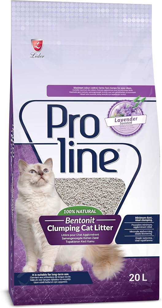 Proline Lavanta Kokulu Bentonit Kedi Kumu 20 L
