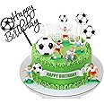 DecoLoral Decor Me Football/Soccer Cake Topper ations Soccer Ball Soccer Player Cake ations For Soccer Theme Party Football Theme Party