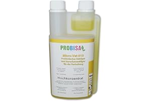 Produit Nettoyant et Éliminateur d'odeurs Bio pour Animaux, Chiens, Chats et autres Probisa Micro Vet 813 – Spray désodorisant pour intérieur avec animal, niche, litière, cage… (0,5 litre de concentré donnent 25 litres prêt à l'emploi)