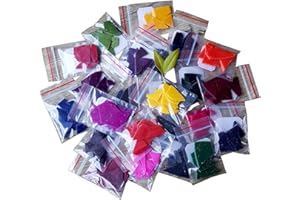 BOMMFU 24 Couleurs Colorant De Bougie Naturel - Flocons De Cire De Soja Pastel Pour Bougies - Sûr Et Naturel