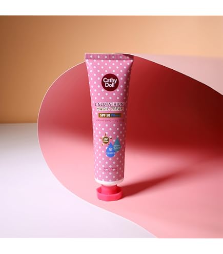 Cathy Doll L-glutathione Whitening Sunscreen Magic Cream SPF50 PA+++ 60ml | Skin brightening | Moisturizing hydration | Pore tightening