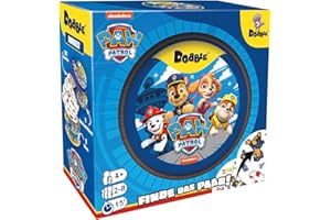 Zygomatic, Dobble Paw Patrol, Eco-Sleeves, Kinderspiel, Kartenspiel, 2-8 Spieler, Ab 4+ Jahren, 15 Minuten, Deutsch