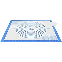 SUPER KITCHEN Rutschfeste Backunterlage Antihafte Backmatte Silikon Groß Teigunterlage Ausrollmatte XL Silikonmatte…