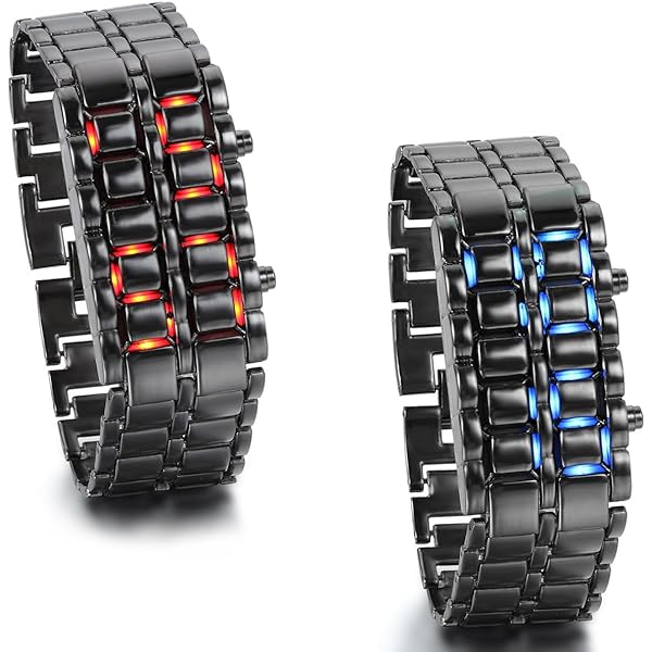 JewelryWe Herenhorloge rubber militair digitaal horloge