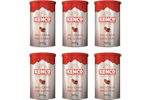 Kenco Millicano Original Instant Coffee 100g (Pack of 6 Tins, Total 600g)