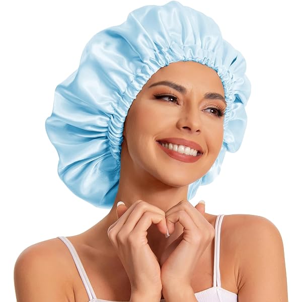 TCOTBE Duschhauben Set – 4 Stück, Wasserdicht & Elastisch, Für Frauen