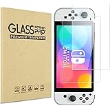 Verre Trempé pour Nintendo Switch OLED [Pack de 2] Film Protection Resistant Vitre Protecteur Anti Rayure Phonillico®