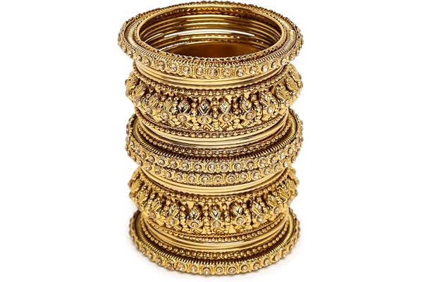 Shining Diva Fashion Latest Antique Set of 26 Stylish Traditional Bangle for Women
