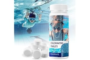 HMLTD Pool Reinigungstabletten, Pool Cleaning Tablets, Pool Reinigungstabletten 100pcs für die sichere und saubere Poolpflege,für Aufstellpool,Planschbecken