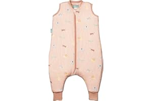 molis&co Baby Sleeping Bag with Feet, Ideal for Spring and Autumn, Baby Sleeping Bag with Legs, 1 Tog, 100% Cotton (Oeko-Tex 100), Premium Quality, Jungle (100 cm)