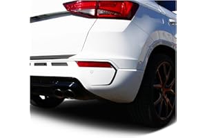 FINEST FOLIA Juego de 2 láminas adhesivas decorativas para salidas de aire de coche, color negro brillante D007