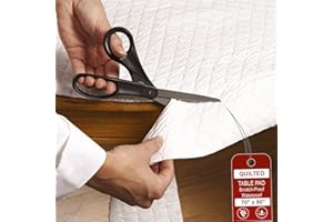 LAMINET - Deluxe Cushioned Heavy-Duty Customizable Quilted Table Pad - 52" x 90" Oblong