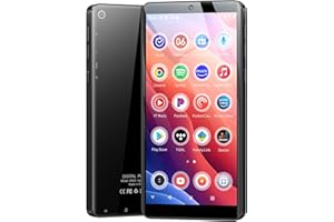 128GB Lettore MP3 con WiFi Bluetooth e Fotocamera, Oilsky 5,5'' 1080P Touchscreen MP4 Player, Android 13.0 Spotify Lettore di Musica con Altoparlante (Nero)