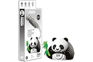 EUGY-3D Animal Modèle :, 3D Panda, Kit de Bricolage