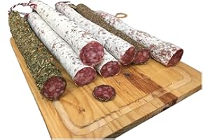 ‎JAMÓN Y VINO - SPANISCHE DELIKATESSEN AMZ Fuet - Set 3 verschiedene - Knoblauch, Walnuss, Klassisch
