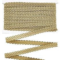 Nastro Passamaneria Oro 15mm - 15 Iarde Treccia Decorativa Per Tende, Tappezzeria E Craft - Foto 6