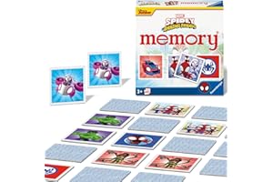 Ravensburger Marvel Spidey & His Amazing Friends Mini Memory Game for Kids Age 3 Years Up - 2 to 6 Players