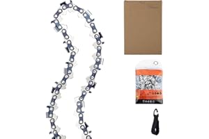 QIAOMIAO Catena per motosega da 45 cm, 72 Maglie di Trasmissione, 0.325", 1,5 mm, compatibile con Husqvarna, Hyundai, Alpina, Efco ed altre marche