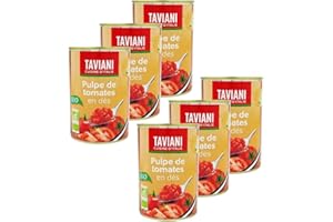 Lot 6x Pulpe de tomates en dés BIO - Boîte 400g