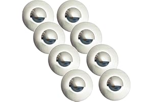 LOOPS 2 Pack | 8X Round LED Eyelid Plinth Light Kit | Stainless Steel & Natural White | Bathroom & Kitchen Skirting Kickboard Spot Lights | Recessed/Flush Cabinet Counter Panel Lighting