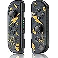 Joy Cons Wireless Controller for Switch, L/R Controllers Replacement Compatible with Switch/Lite/OLED, Joystick with Wake-up/Screenshot/Dual Vibration/Motion Control Function