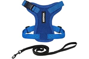 Best Pet Supplies Voyager Step-in Lock Pet Harness - All Weather Mesh, Adjustable Step in Harness for Cats and Dogs Royal Blue, XXS