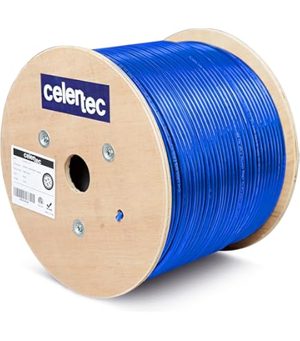 Panduit PUR6AV04BU-G Copper Cable, Cat 6A, 23 AWG, U/UTP, CMR
