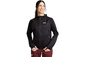 RevolutionRace Pace Hooded Wind Jacket pour Femme, Veste de Sport à Capuche Résistante à l'eau pour Toutes les Activités de Plein Air