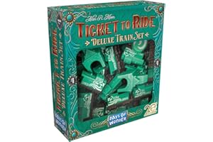 Days of Wonder, Zug um Zug – Deluxe Train Sets, 1 Set in Grün, Erweiterung, Familienspiel, Brettspiel, 2-5 Spieler, Ab 8+ Jahren, 30 Minuten, Sprachneutral