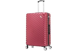 SKYLARK LUGGAGE 29" Large Suitcase Check in Suitcase Super Lightweight 4 Wheel Dual Spinner ABS Hard Shell Luggage with Built in 3-Digit Combination Lock for 23kg 100 Litre