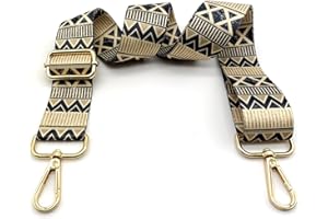 KERIOCUSI Correa de Hombro Ajustable para Mujer, Correa de Reemplazo Bolso Colorida con Hebilla de Oro, Ancha para Piel, Cámara, Monedero, Guitarra, Cruzados Accesorios, 12