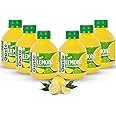 Gusto Foods Yellow Lemon Juice Concentrate - Pack of 6 (1200ml) | Equivalent to 120 Lemons | Pocket Bottle Hassle Free | Ideal for daily use in Cooking & Beverages | Lemon Zest in Every Drop
