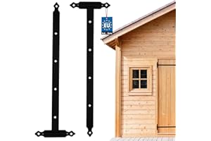 KOTARBAU® Nastro per caricamento, 800 mm, 2 piastre, 255 mm, cuscinetti a sfera, nipplo per porta, cerniera per porta da giardino