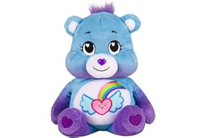 BASIC FUN Care Bears 22017 23 cm pluszowa fasolka śliczna pluszowa zabawka, przytulanka dla dzieci, miękkie zabawki dla dziewcząt i chłopców, słodkie misie odpowiednie dla dziewcząt i chłopców w wieku od 4 lat