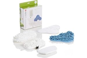 H2O X5 Super rengöringssats tygpaket för ångmopp och ångrengörare (förpackning med 5 tyger)