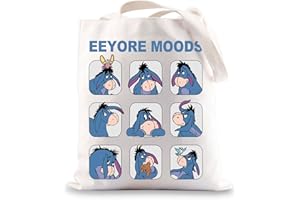 BWWKTOP Eeyore Tote bag Eeyore Moods Inspired Gift Bag Eeyore Shoulder Bag Eeyore Merchandise