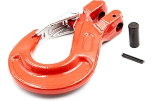 ALFA LOGISTIK Crochet à Chape WLL 8000kg - Crochet de Charge pour Chaîne D'élingue - Crochet de Chaîne D'arrimage - Crochet Forestier - Crochet de Sécurité de Chaîne Forestière