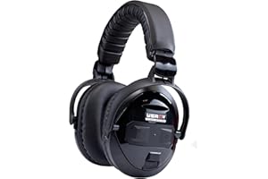 XP Metal Detectors Cuffie wireless WSAII-XL per Deus II, comode e facili da trasportare grazie al design compatto, resistenti alla pioggia (IP68, fino a 90 cm/3 piedi), ideali per ambienti rumorosi.