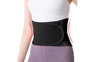 USUN Supporto per La Vita Fascia Lombare -Tenersi al caldo in inverno Cintura Lombare di Sostegno-Protezione addominale e lombare-Elastico con Chiusura in Velcro