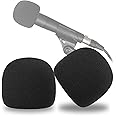 SUNMON SM57 Windscreen Cover - Perfect SM57-LC Mic Pop Filter Foam Cover Compatible with Shure SM-57 Cardioid Dynamic Instrument Microphone (2 PCS)
