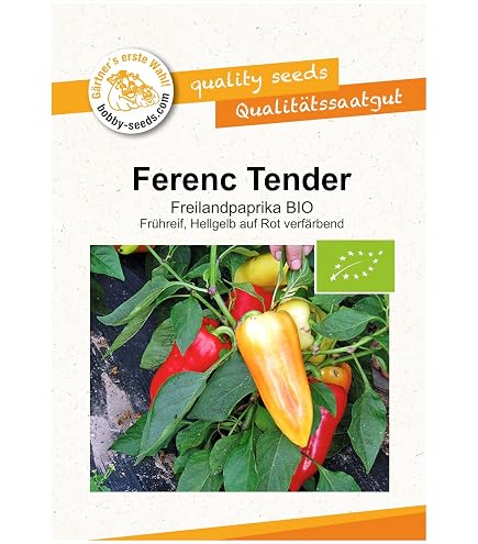 Paprikasamen Stuff Enuff F1 – Riesige Rote Blockpaprika, 10 Korn, Ertragreich