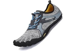 SAGUARO Hommes Femmes Antidérapant Cinq Doigts Minimalistes Chaussures de Trail Running,GR 36-48