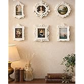 HOUSETREND Mini &Ccedil;er&ccedil;eveler 6&rsquo;lı Ev Dekorasyonu Museum Of Us Sevgililer G&uuml;n&uuml; Mini M&uuml;ze Dekoru (BEYAZ)